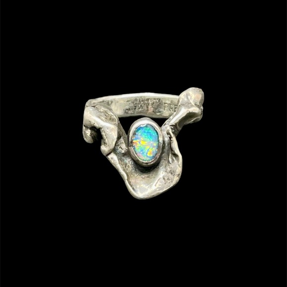 Vintage Frederick Prete one of a kind opal ring - Picture 6 of 6